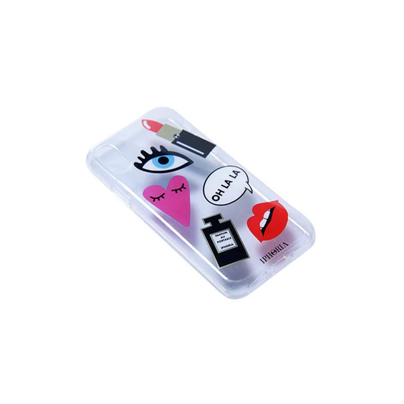 Case for Apple iPhone X/XS - Patches Transparent