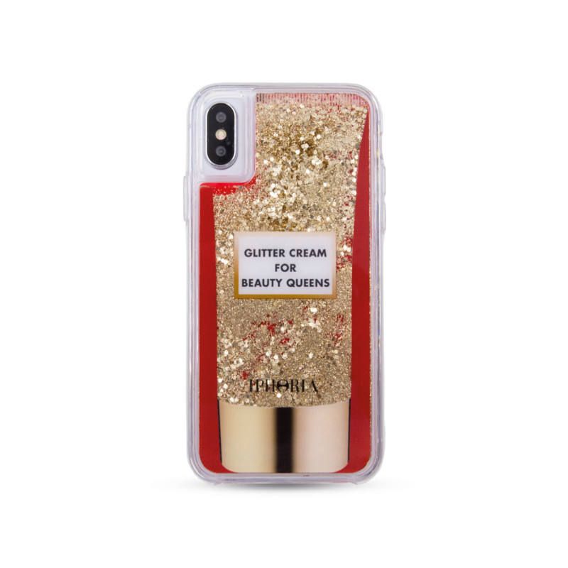 Liquid Case for Apple iPhone X/XS - Glitter Cream