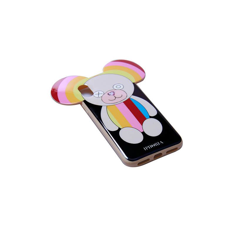 Case for Apple iPhone X/XS - Teddy Rainbow
