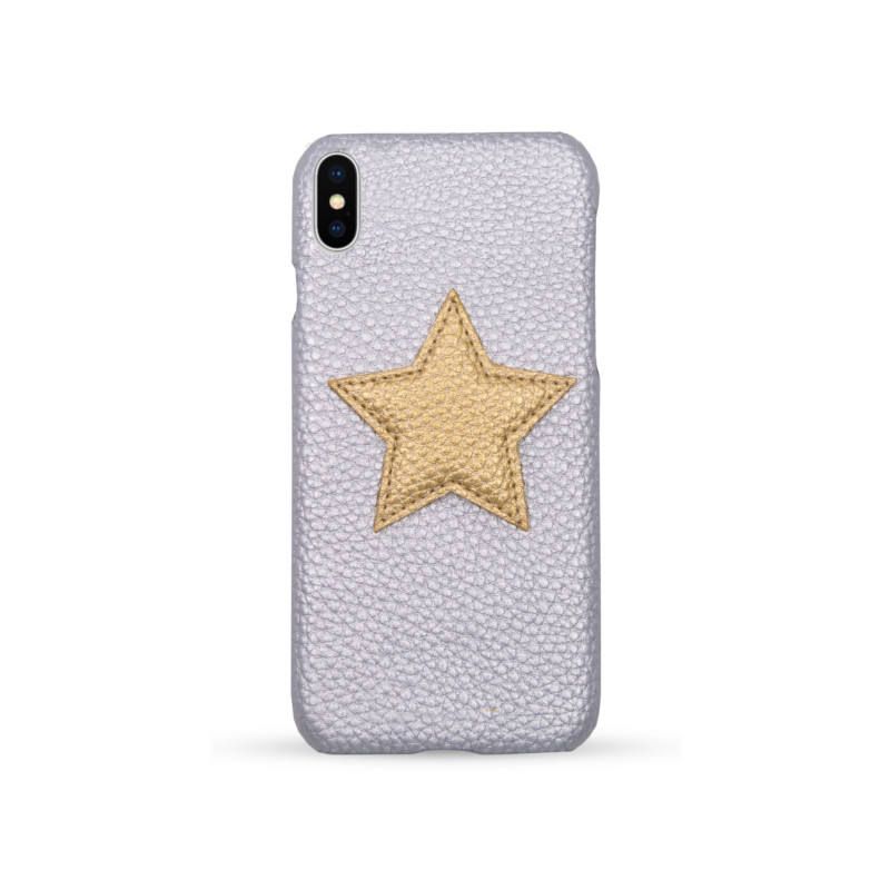 Veggie Leather Case for Apple iPhone X/XS - Star Gold