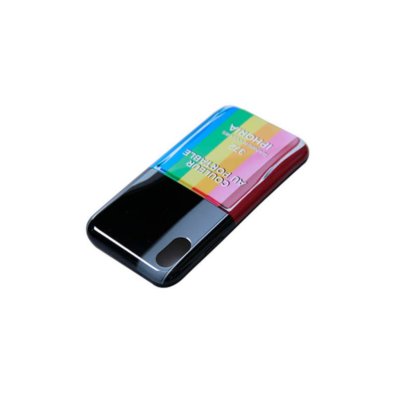 Case for Apple iPhone X/XS - Nailpolish Rainbow