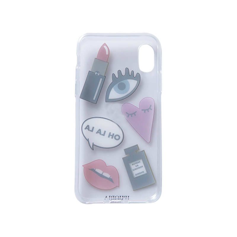 Case for Apple iPhone X/XS - Patches Transparent