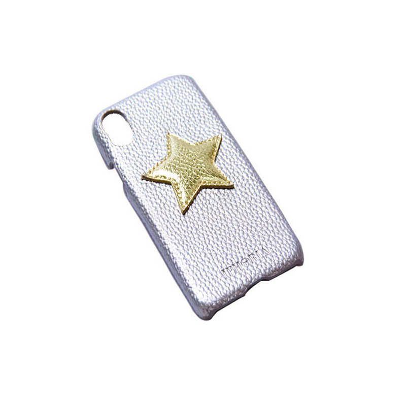 Veggie Leather Case for Apple iPhone X/XS - Star Gold