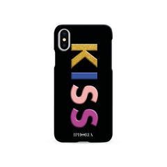 3D Case for Apple iPhone X/XS - Kiss Black