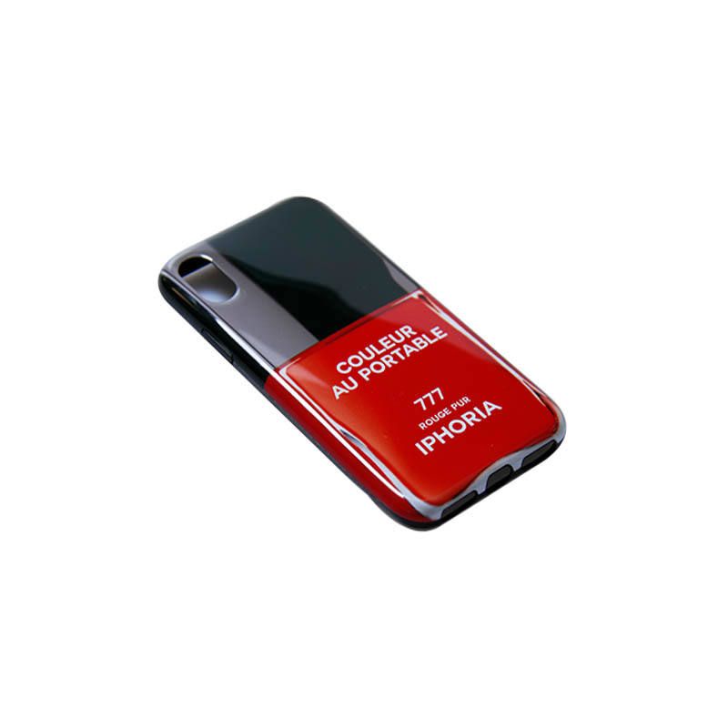 Case for Apple iPhone X/XS - Nailpolish Vernis Rouge