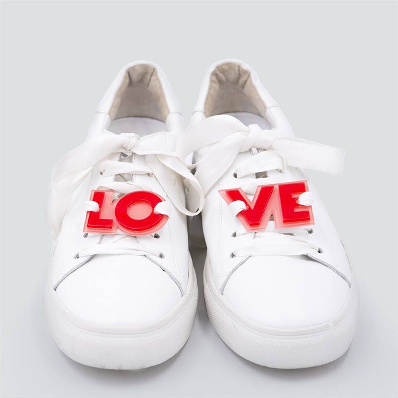 Acryl Sneaker Patches - Love
