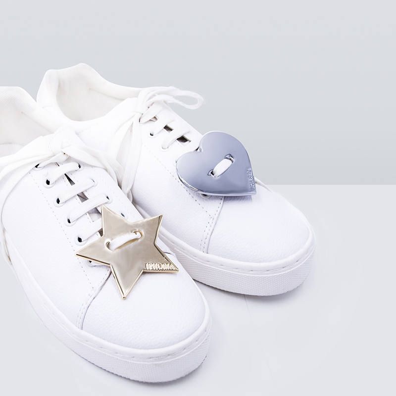 Metal Sneaker Patches - Heart And Star