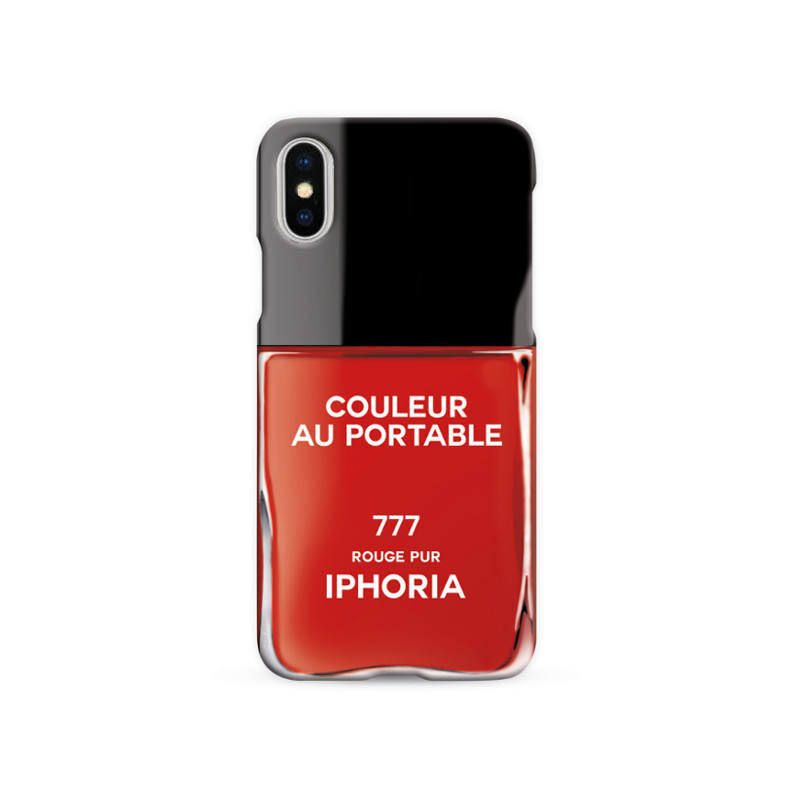 Case for Apple iPhone X/XS - Nailpolish Vernis Rouge