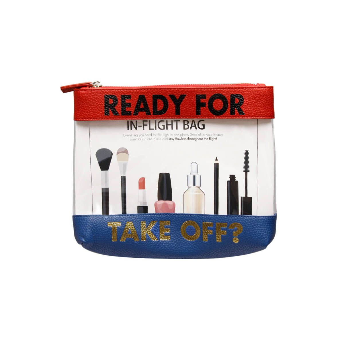 Inflight Bag - Ready for take off Blue Red