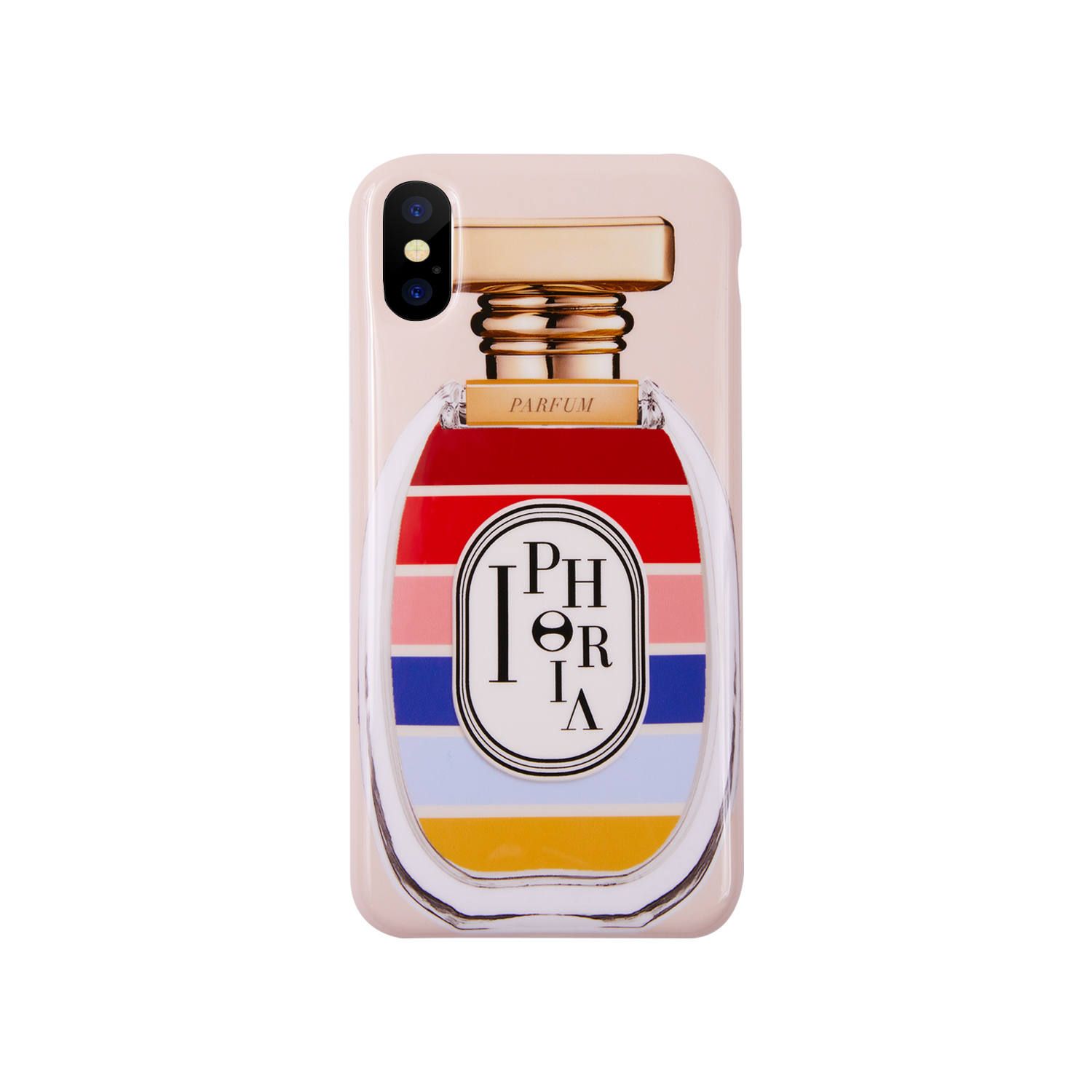 SALE★Liquid Case【送込 IPHORIA】iphone X★香水瓶/銀ラメ/縞 SALE/手元有☆Liquid Case【送込IPHORIA】iphone X☆香水瓶/ラメ