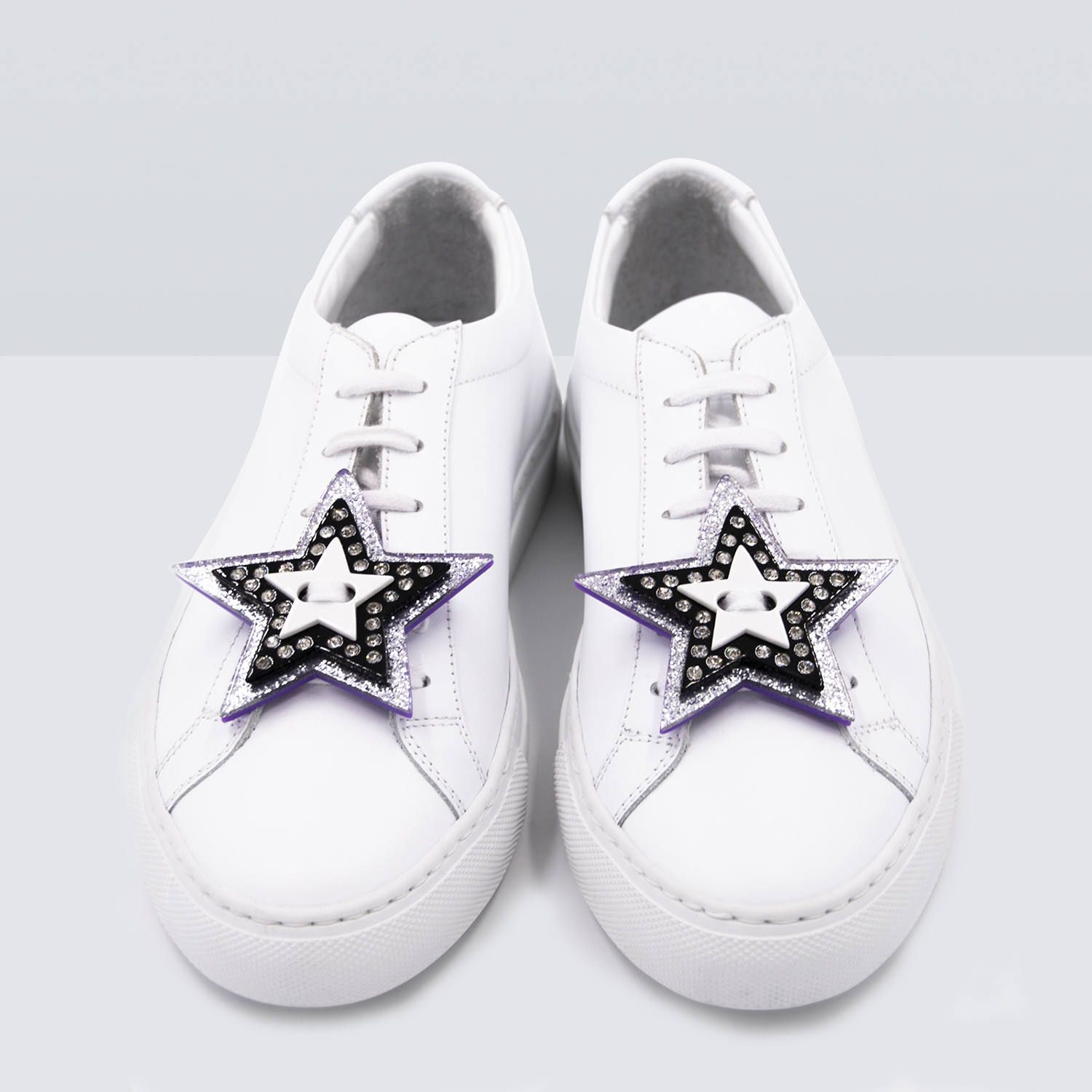 Acryl Sneaker Patches - Disco Stars