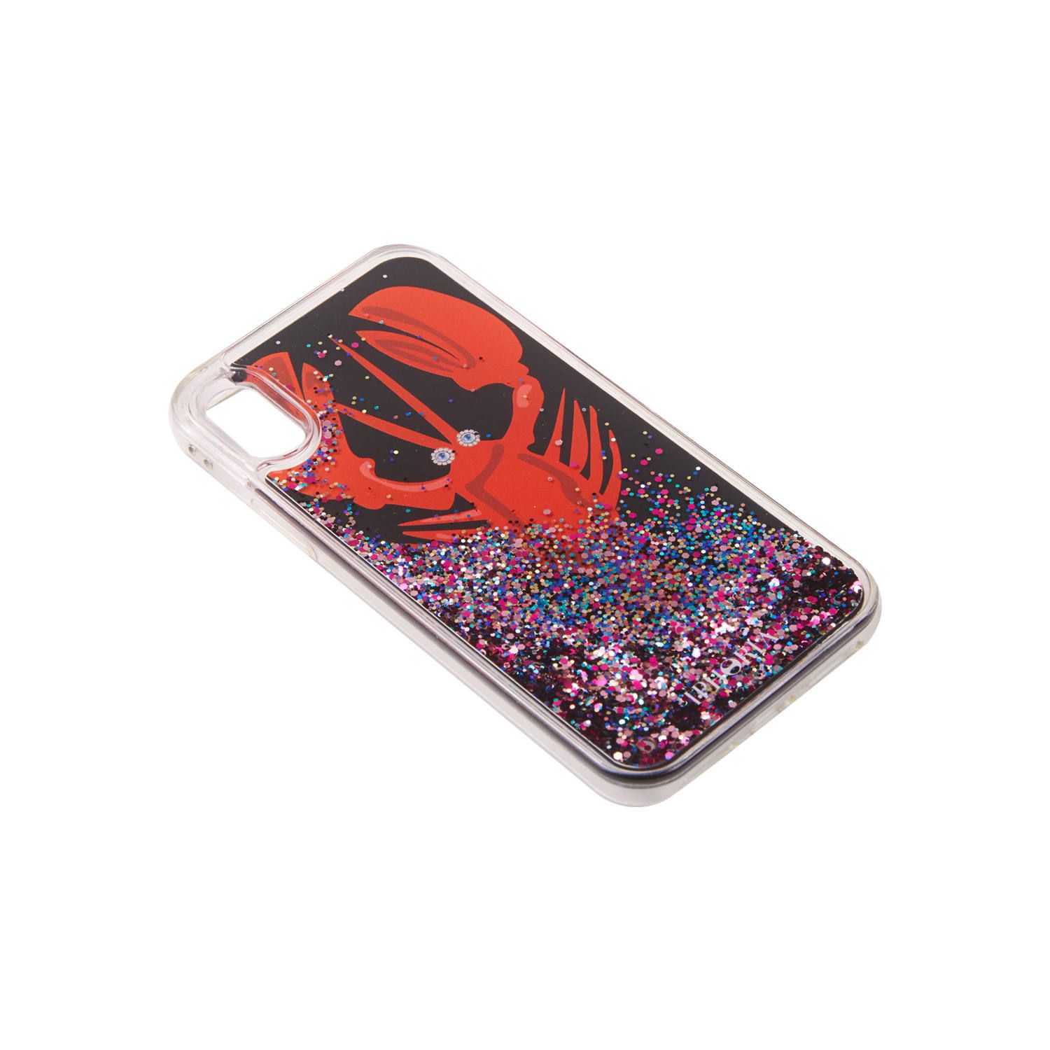 Liquid Case for Apple iPhone X/XS - Black Red Lobster