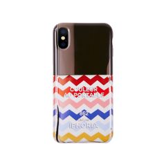 Case for Apple iPhone X/XS - Nailpolish Zig Zag Multicolor