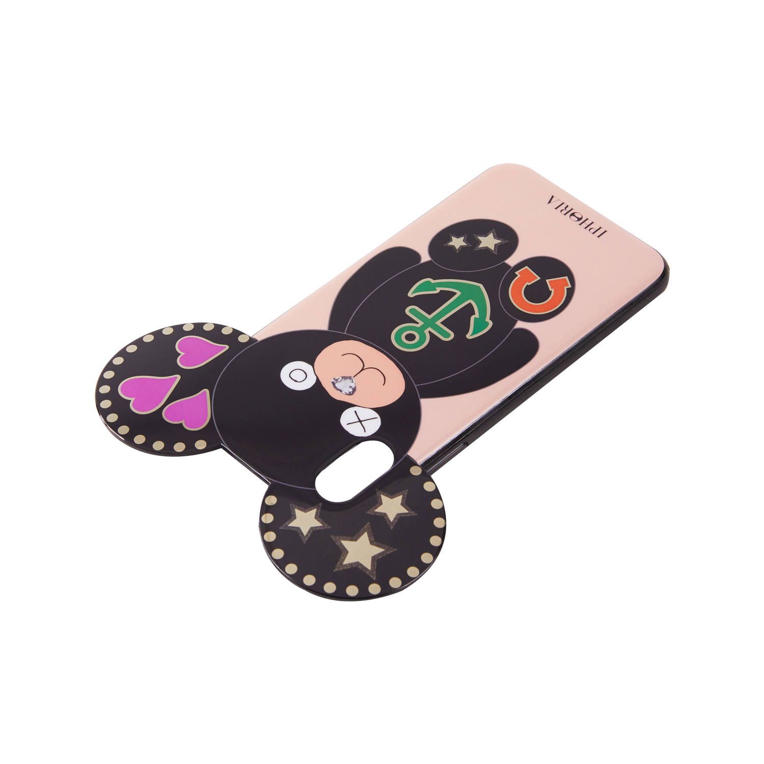 Case for Apple iPhone X/XS - Teddy Black Icons