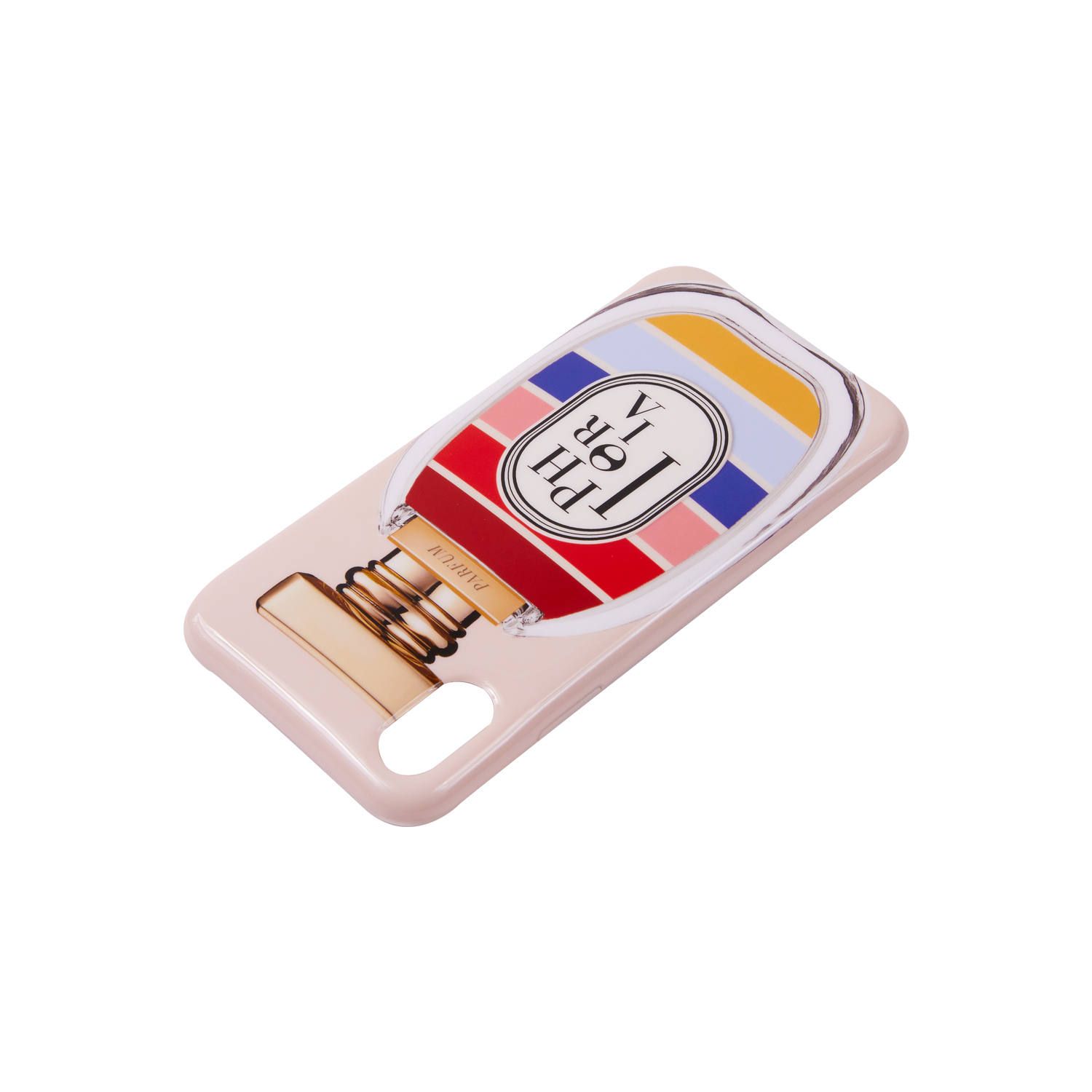 Case for Apple iPhone X/XS - Perfume Round Stripes Multicolor