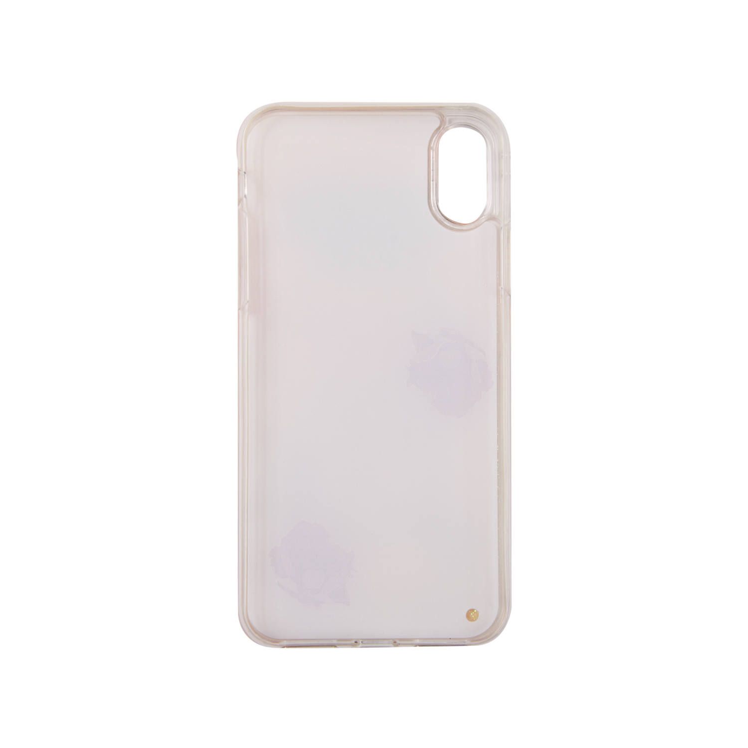 Liquid Case for Apple iPhone X/XS - Perfume Round Multicolor Ornaments