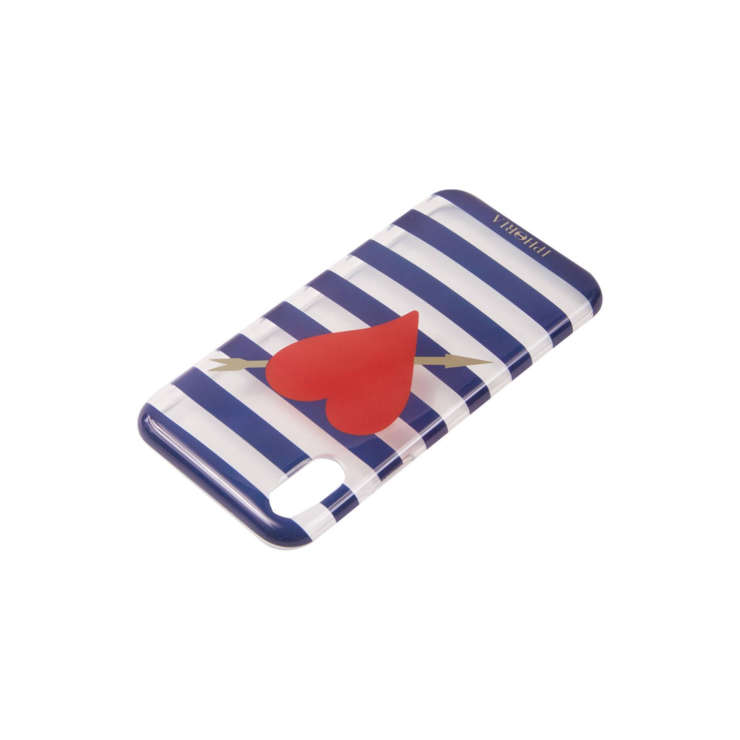 IPHORIA - Case for Apple iPhone X/XS - Stripes Black and