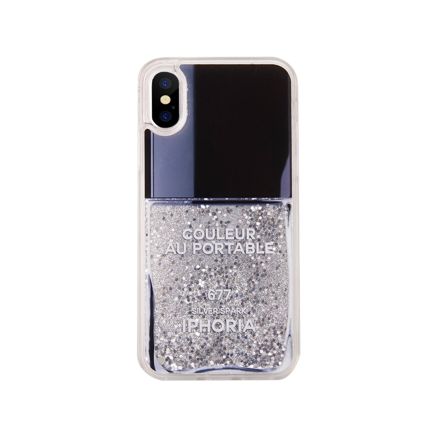 Liquid Case for Apple iPhone X/XS - Nail Polish Grey