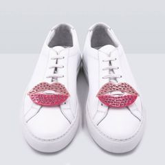 Acryl Sneaker Patches - Glitter Lips