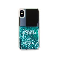 Liquid Case for Apple iPhone X/XS - Nail Polish Turquoise