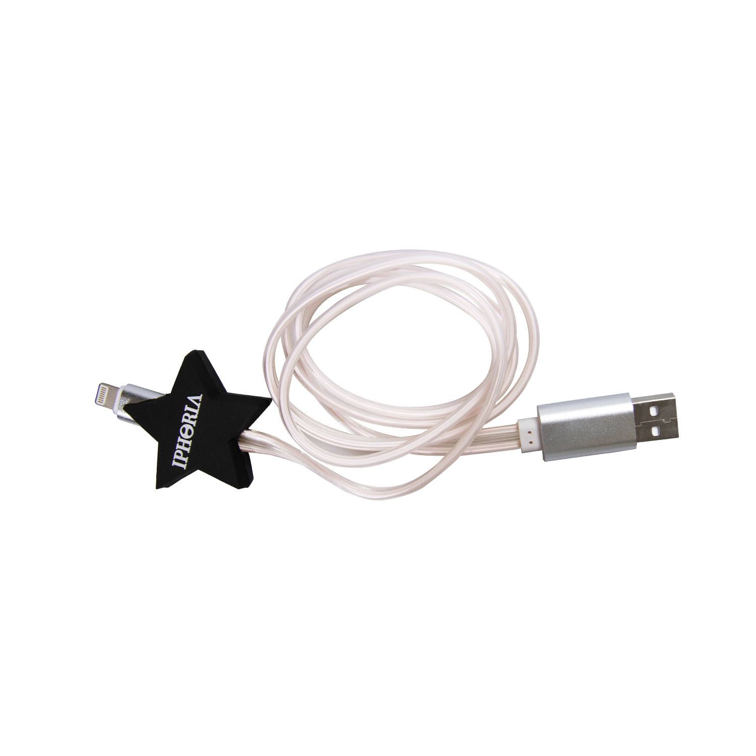 Lighting Cable for Apple iPhone - Black Star
