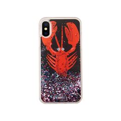 Liquid Case for Apple iPhone X/XS - Black Red Lobster