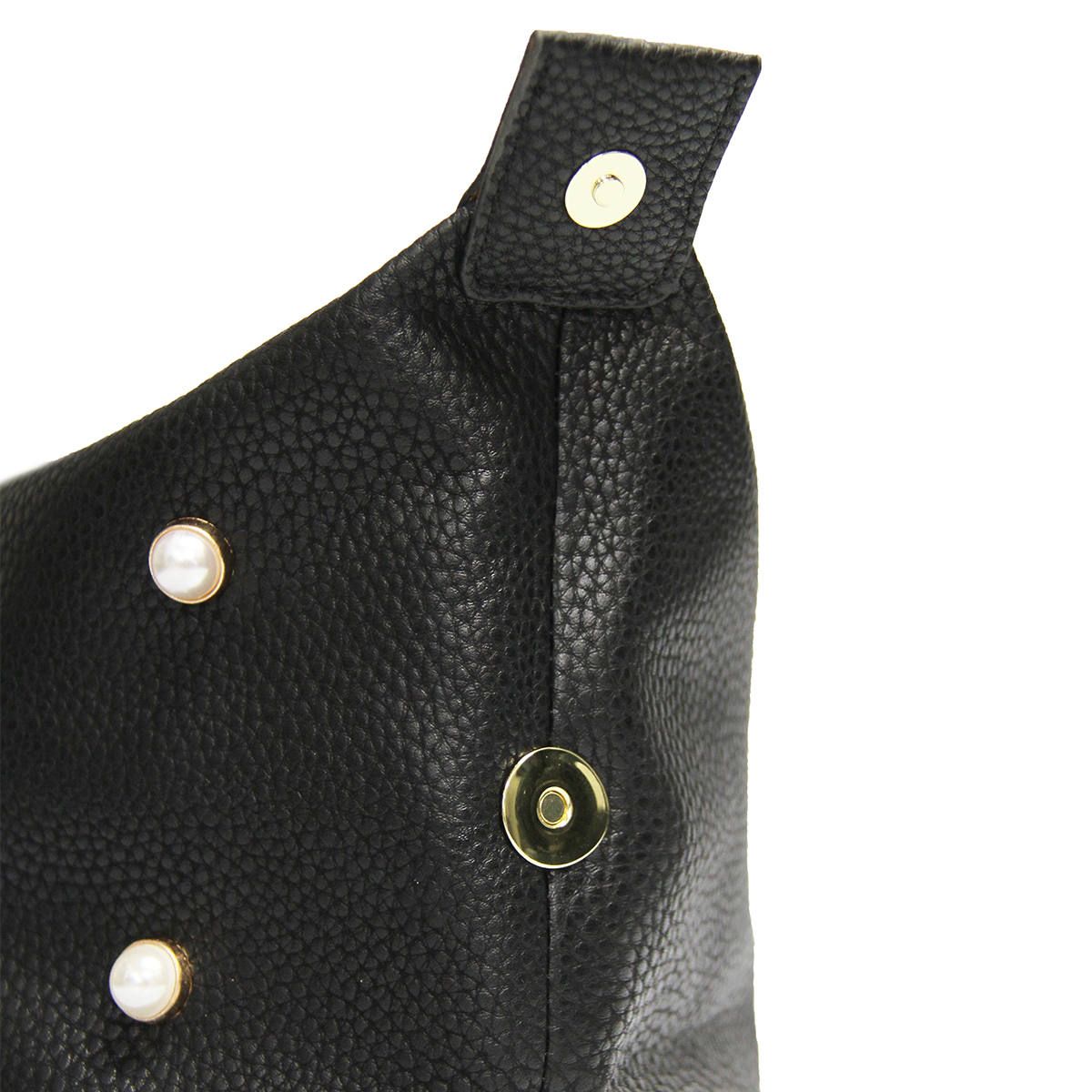 Washbag - Pearl Black with Eyes Charm