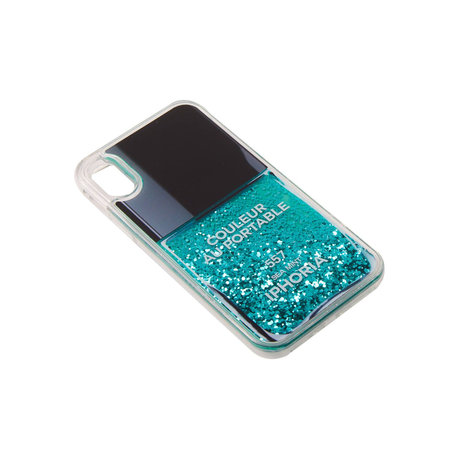 Liquid Case for Apple iPhone X/XS - Nail Polish Turquoise