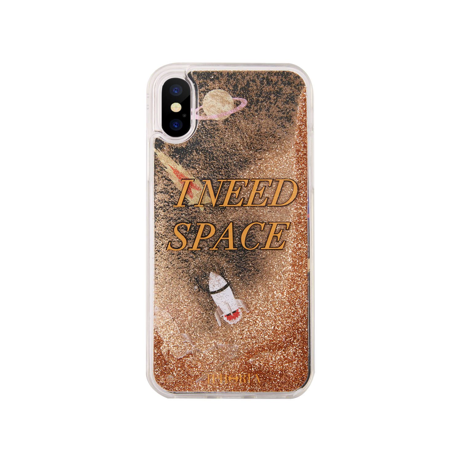 Liquid Case for Apple iPhone X/XS - Black NEED SPACE Galaxy