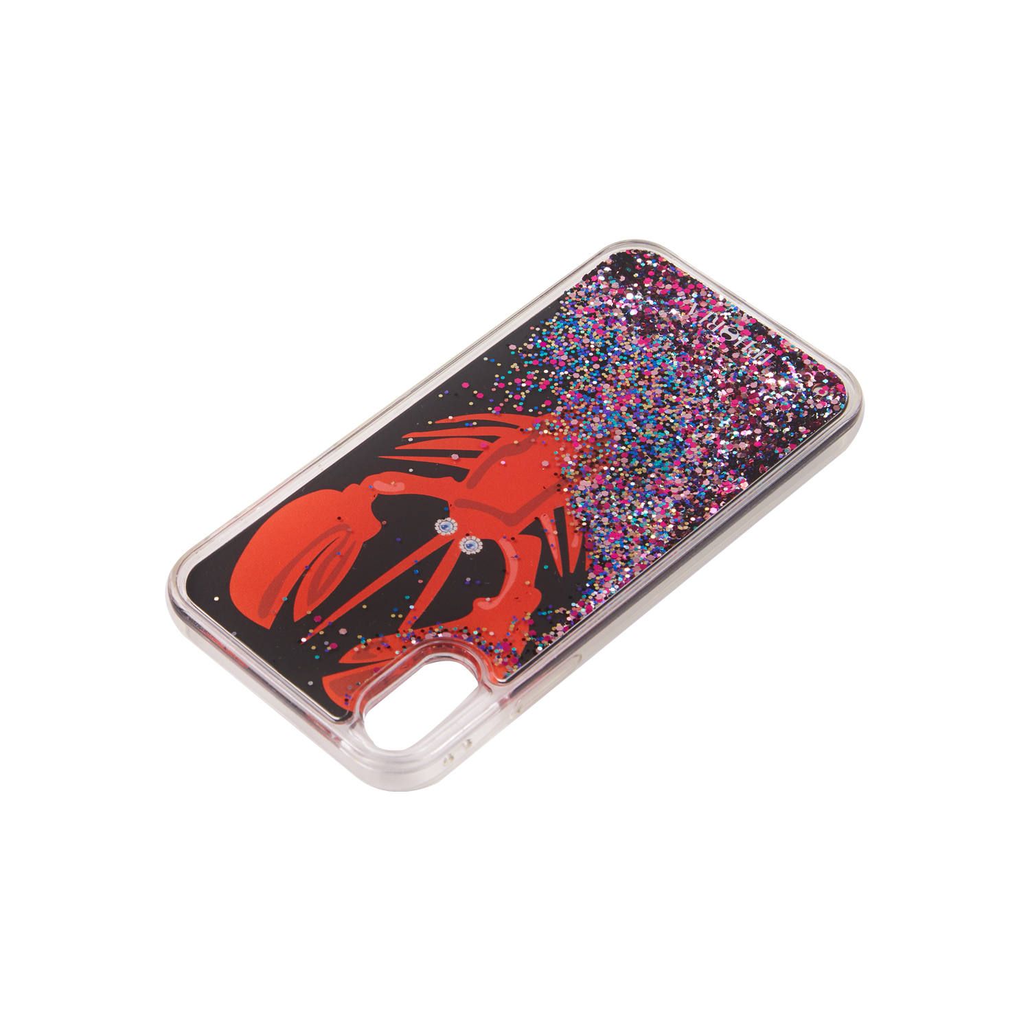 Liquid Case for Apple iPhone X/XS - Black Red Lobster