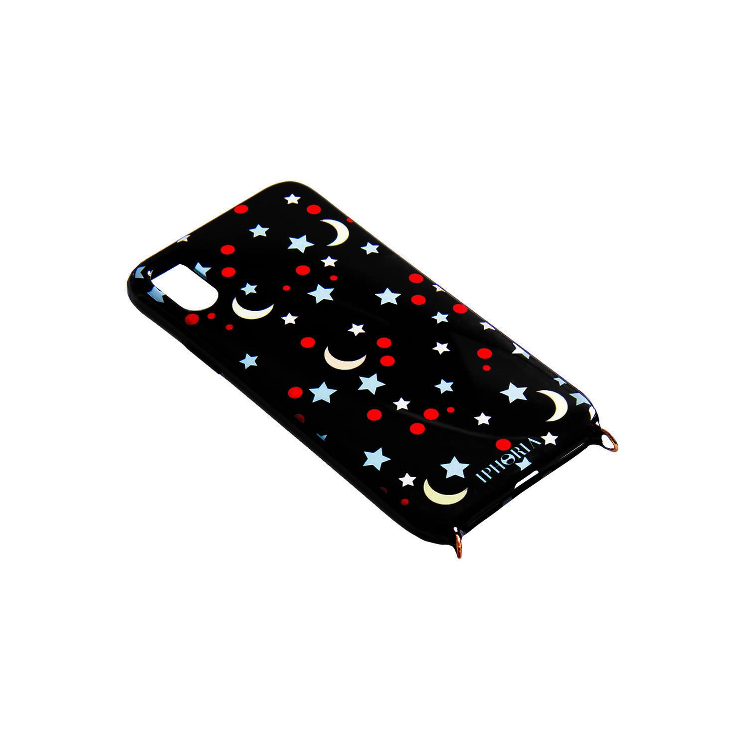 Necklace Case for Apple iPhone X/XS - Black Sky