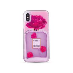 Liquid Case for Apple iPhone X/XS - Parfum Flower Pink