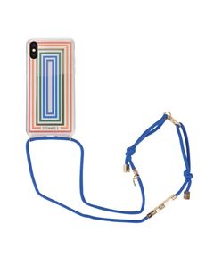 Necklace Case for Apple iPhone X/XS - Transparent Multicolor Frames