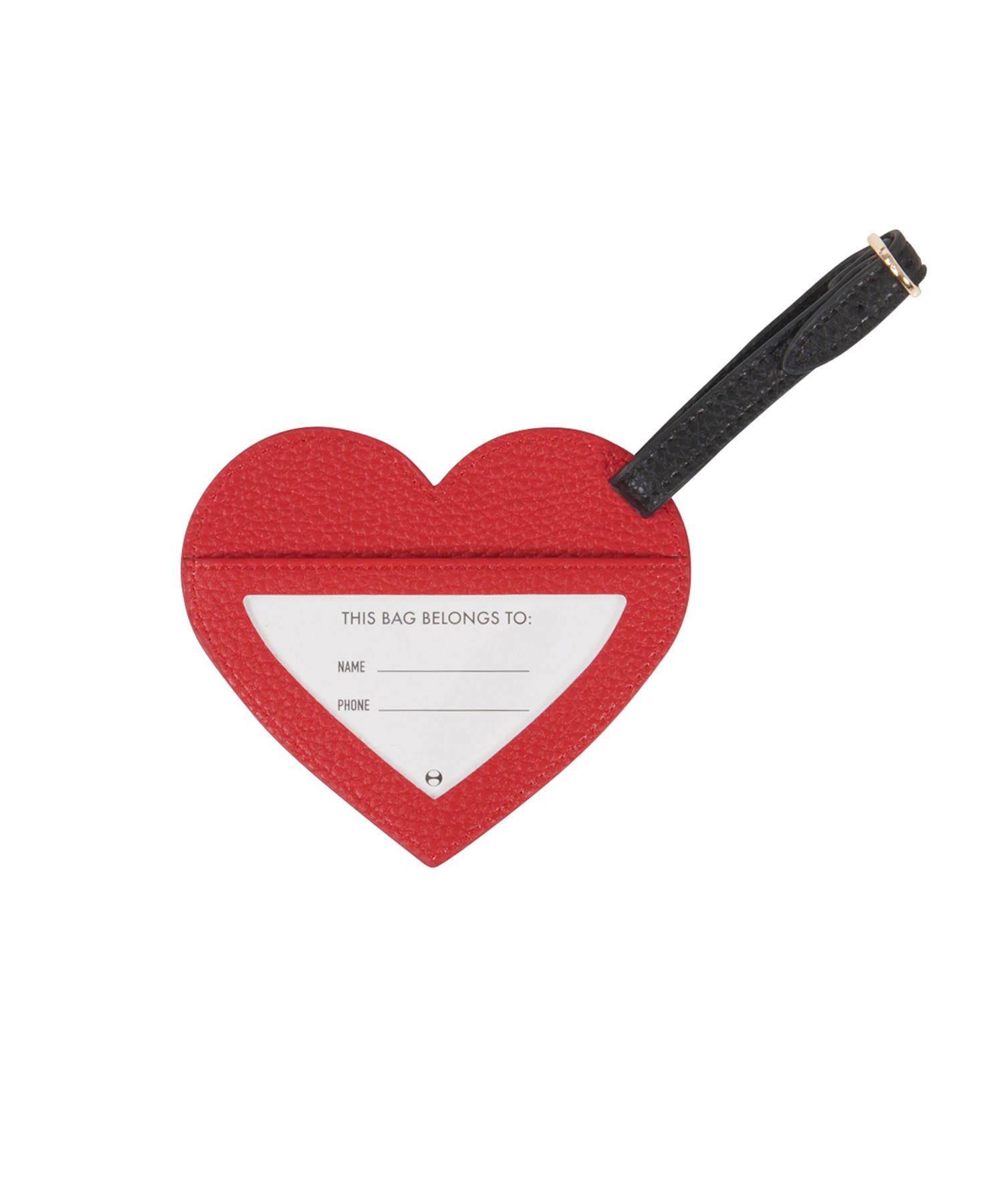 Luggage Tag - Heart Red