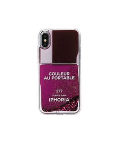 Liquid Case for Apple iPhone X/XS - Nailpolish Purple