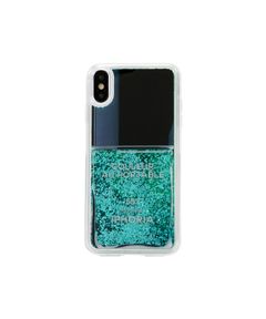 Liquid Case for Apple iPhone XS Max - Nail Polish Turquoise