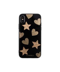 3D Case for Apple iPhone X/XS - Heart Star Pattern