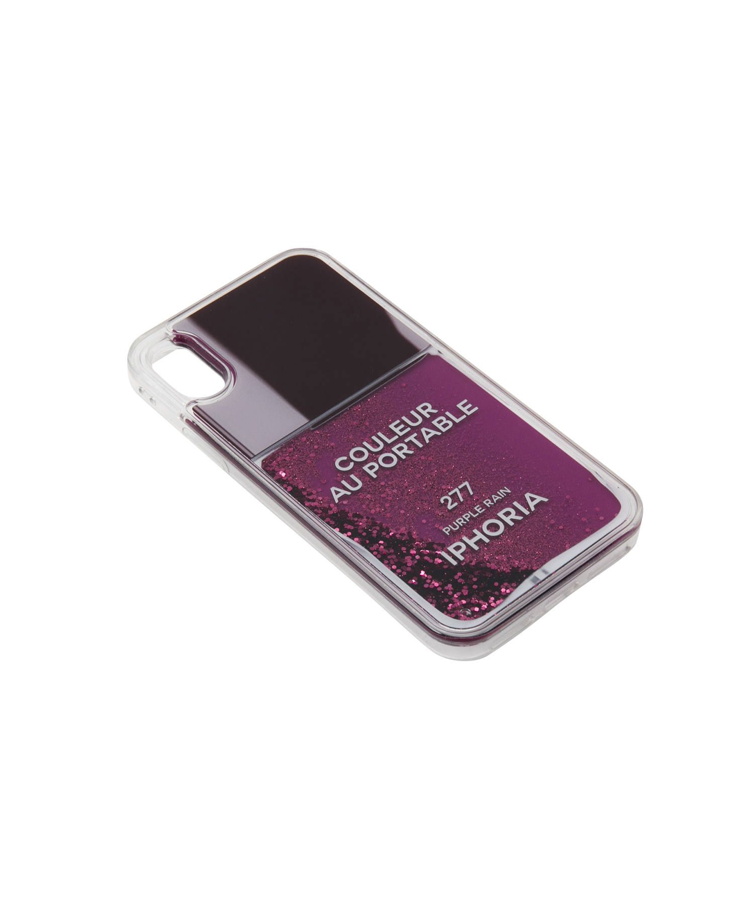 Liquid Case for Apple iPhone X/XS - Nailpolish Purple
