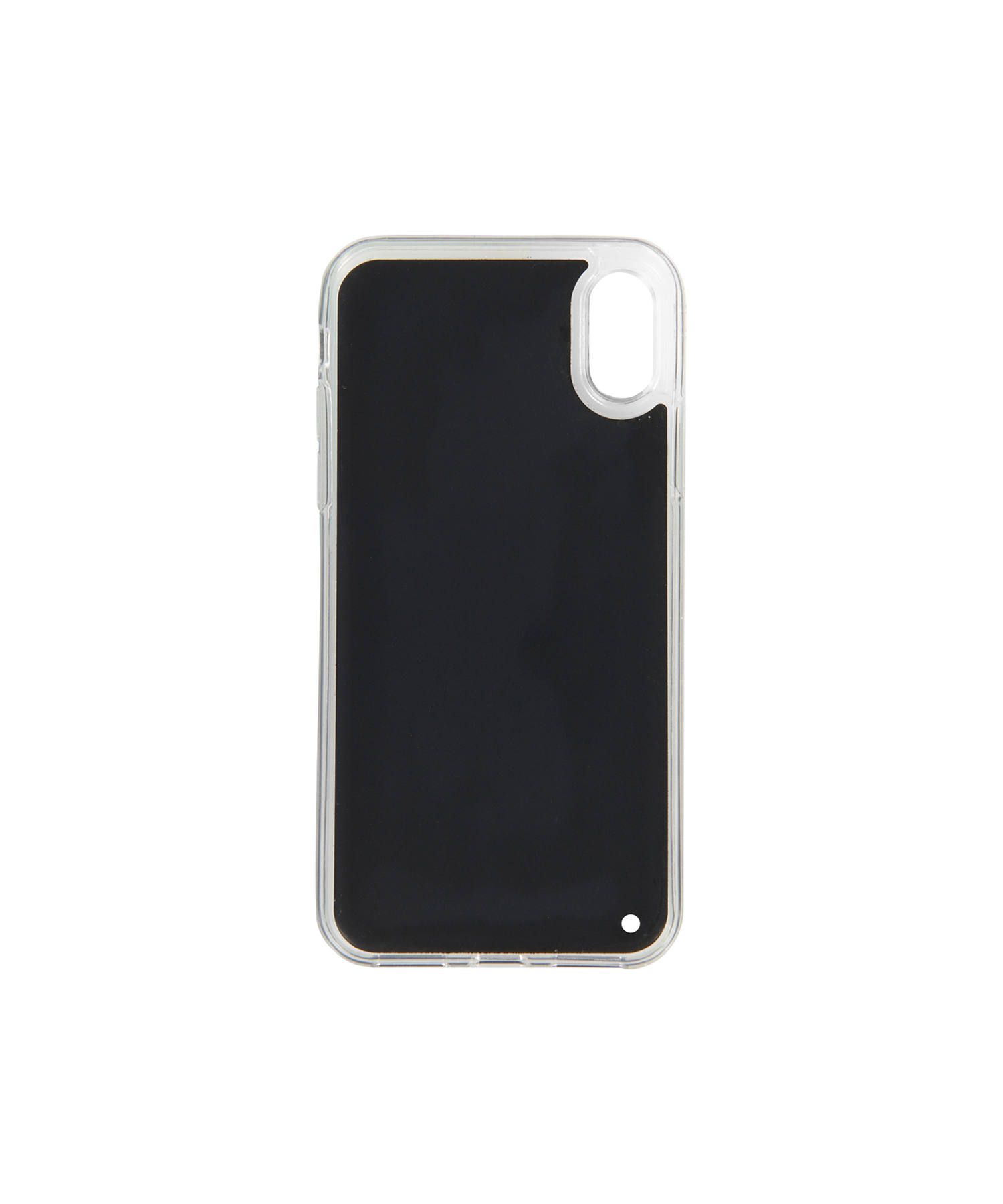 Liquid Case for Apple iPhone X/XS - Perfume Round Black