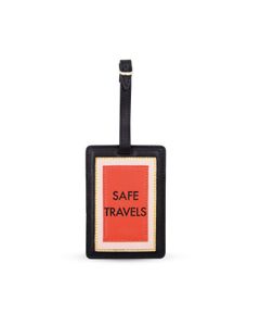 Luggage Tag - Safe Travels Black