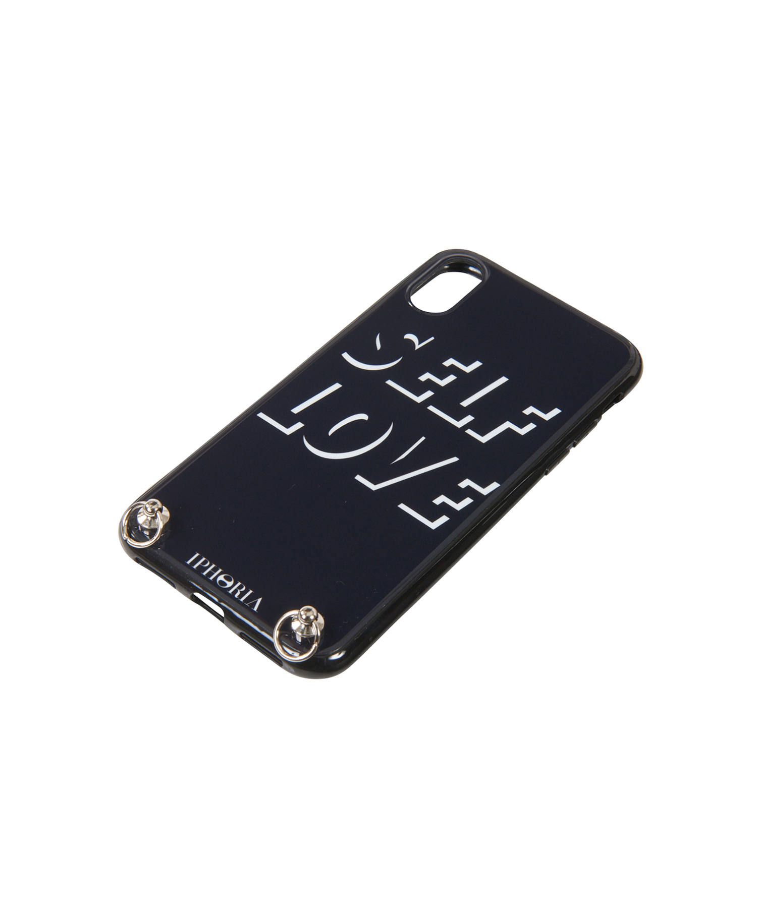 Necklace Case for Apple iPhone X/XS with Black/White Strap - Selflove