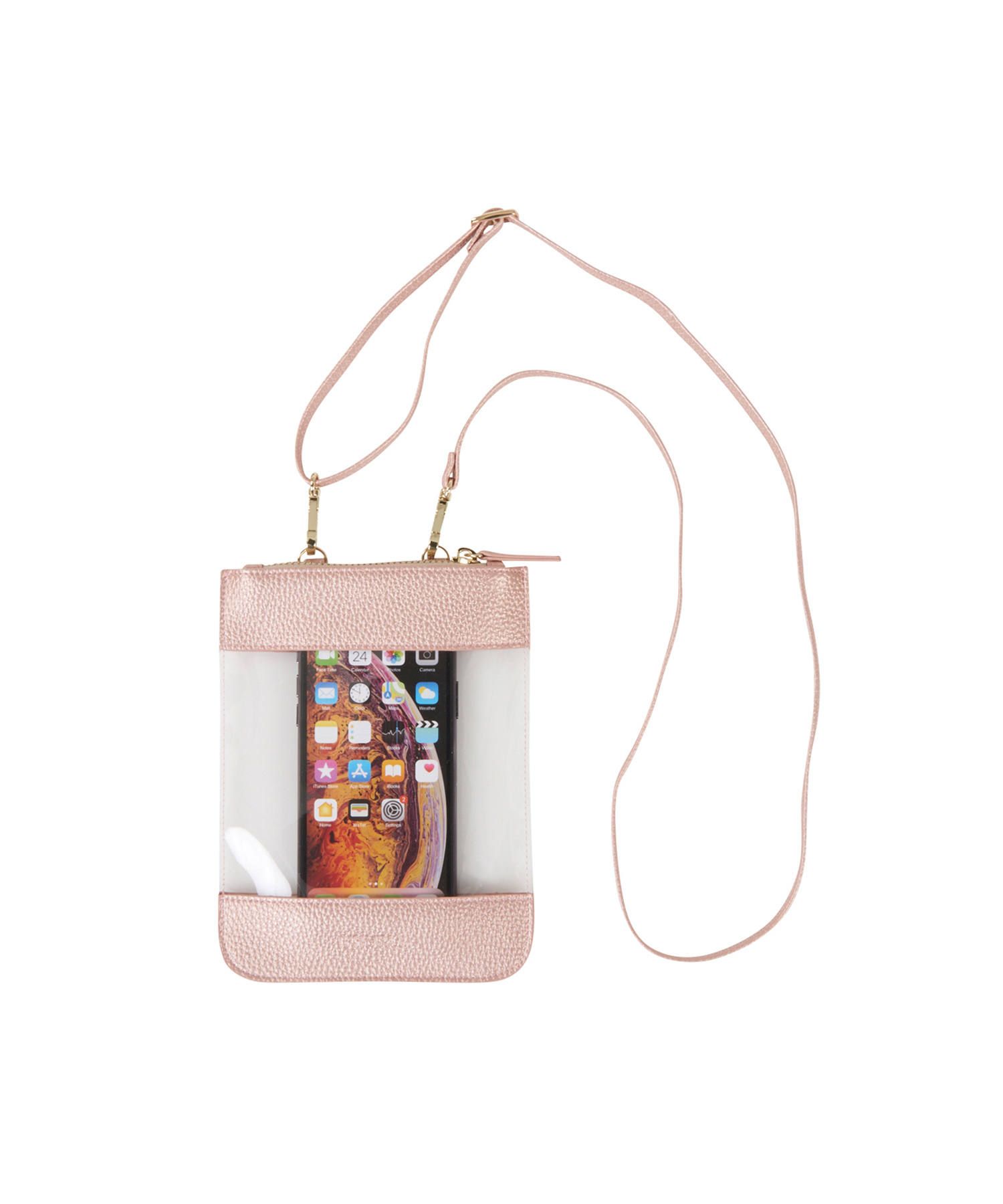 Necklace Sleeve Case for Apple iPhone 6/7/8/SE(第2世代)/X/XS/XR - Rose with Bag