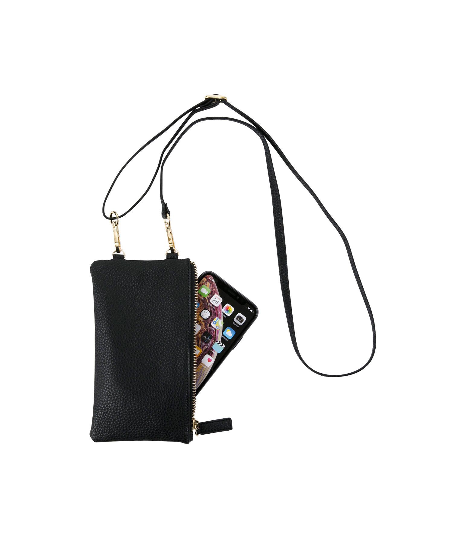 Necklace Sleeve Case for Apple iPhone 6+/7+/8+/XS Max - Black with Bag
