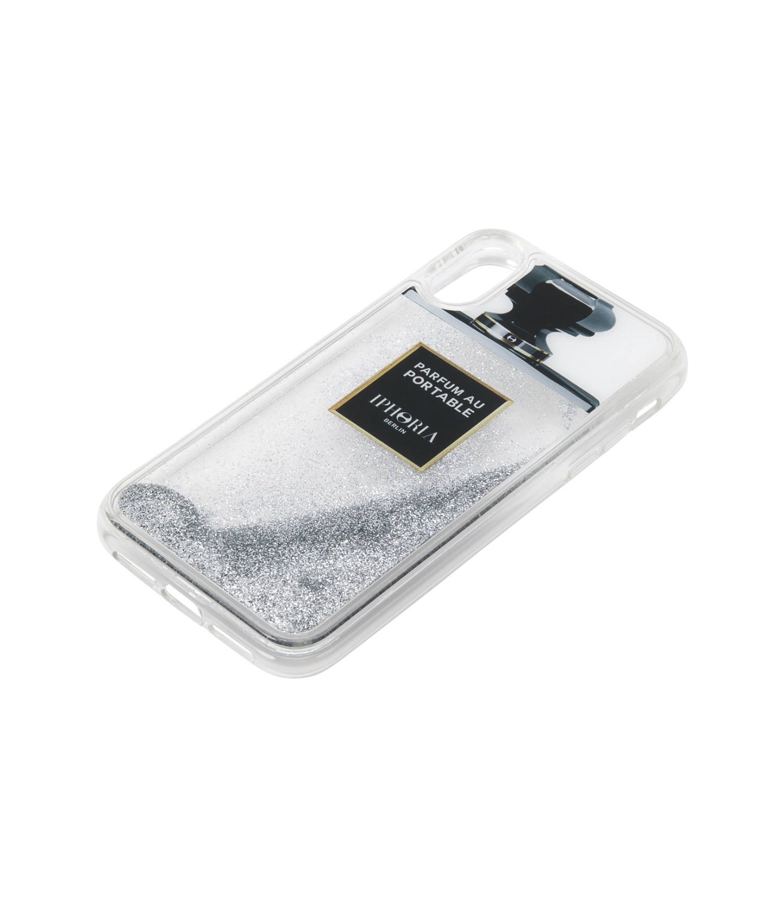 Liquid Case for Apple iPhone XR - Silver Glitter