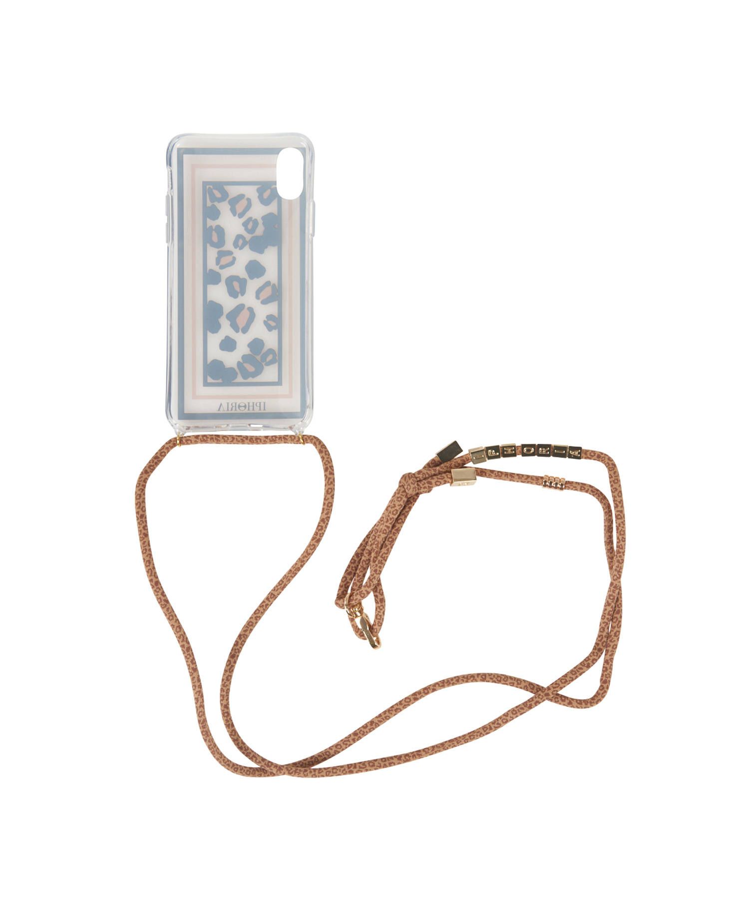 Necklace Case for Apple iPhone X/XS - Transparent Leo