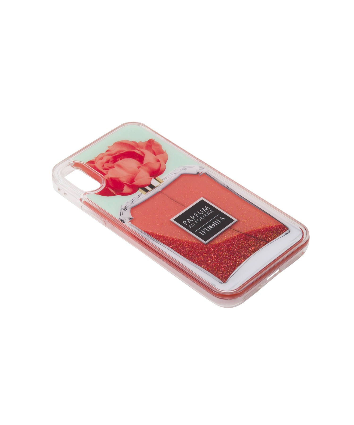 Liquid Case for Apple iPhone X/XS - Perfume Flower Orange
