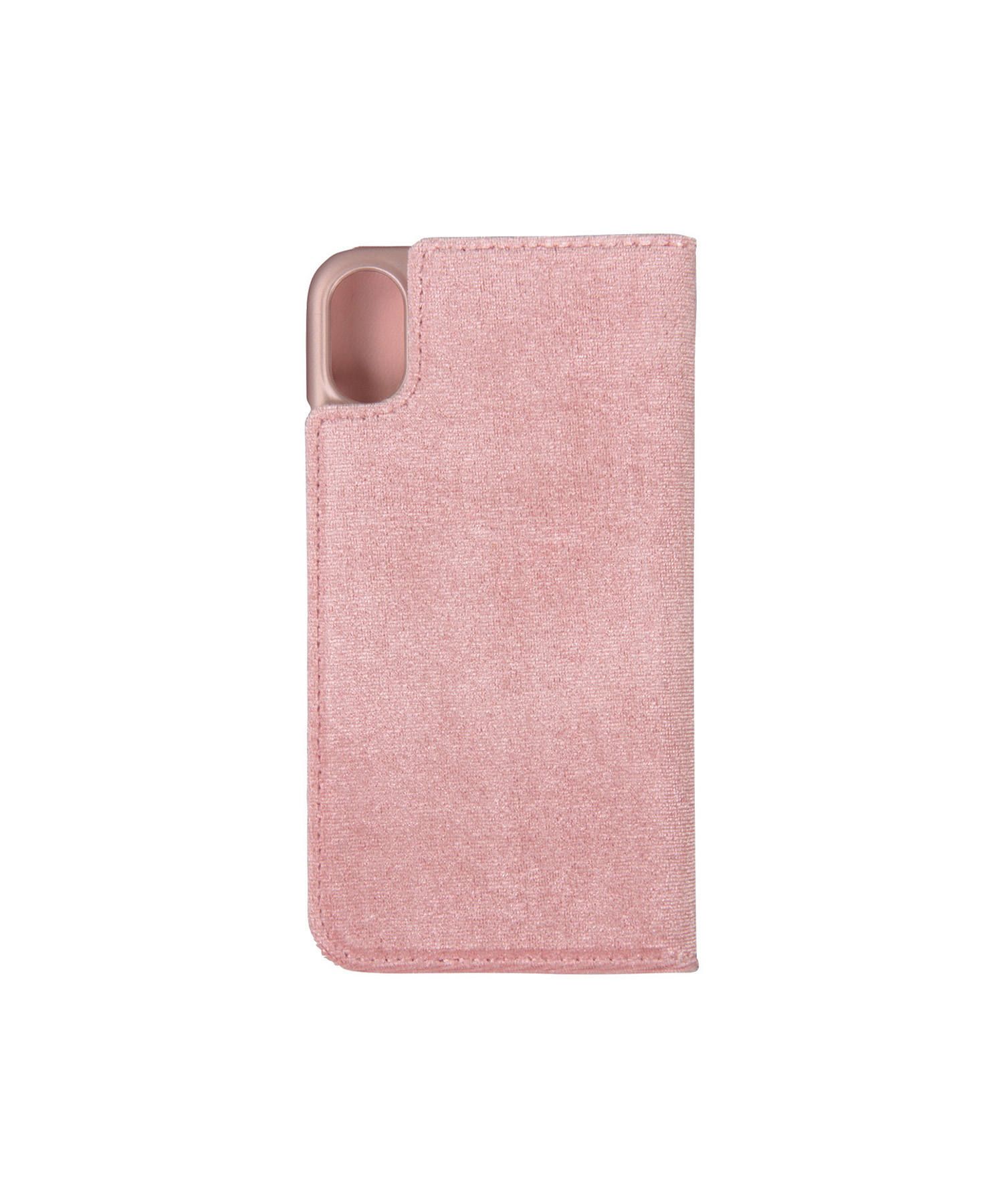 Bookcase for Apple iPhone X/XS - Pink With Velvet Lips
