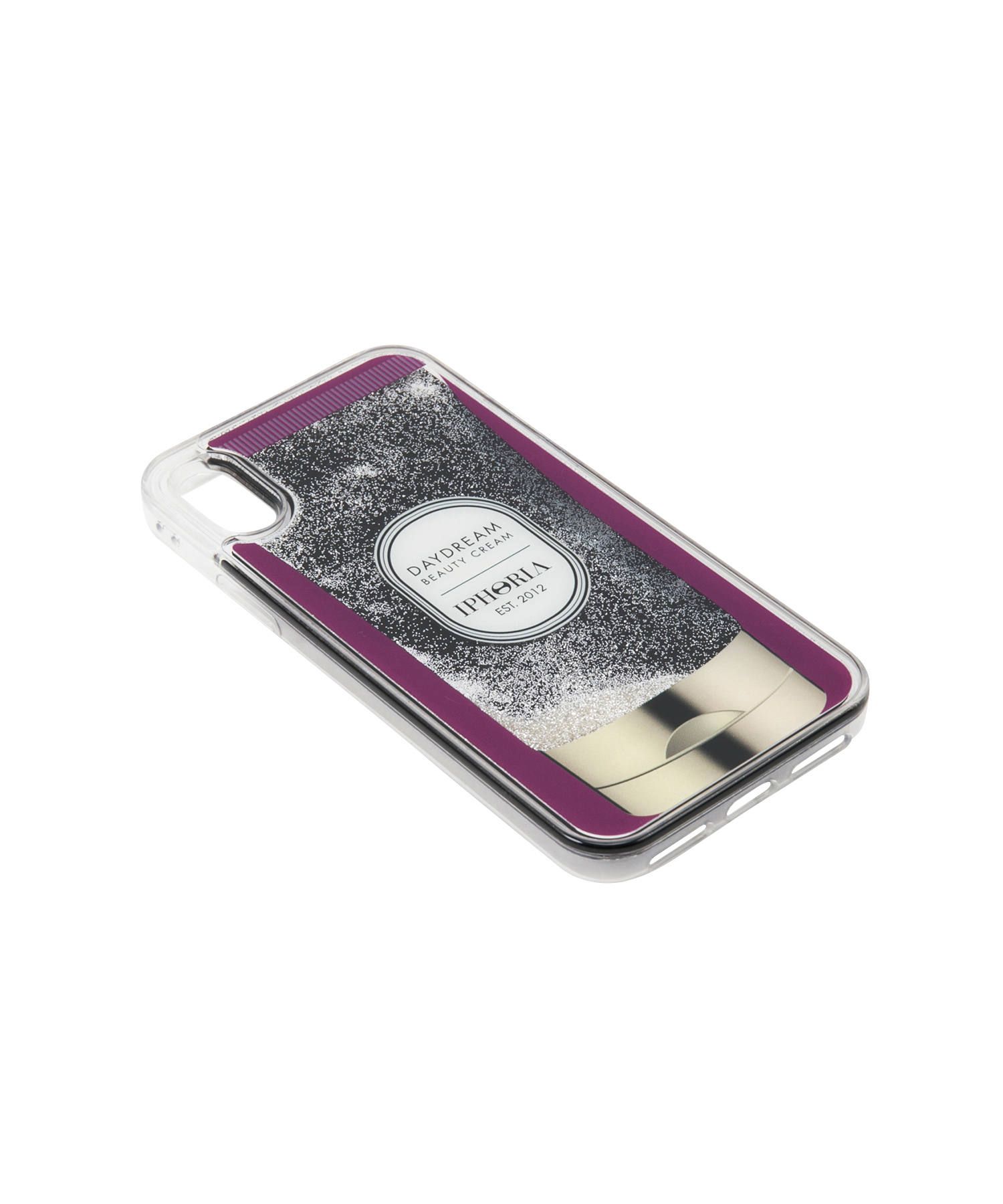 Liquid Case for Apple iPhone X/XS - Handcream Purple Stars