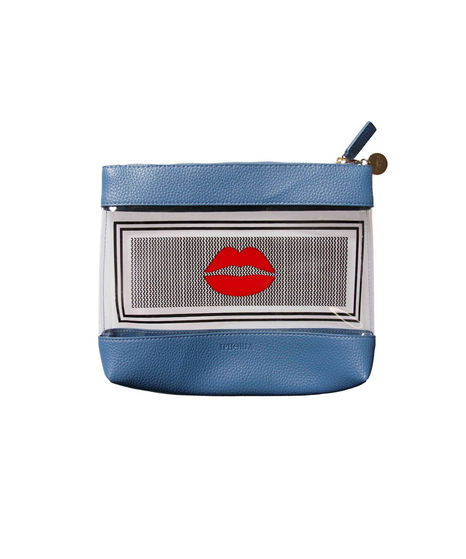 Inflight Bag - 1001 Nights Blue With Lips