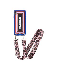 Necklace Case for Apple iPhone XS Max with Leo Strap - Iphoria Stripes